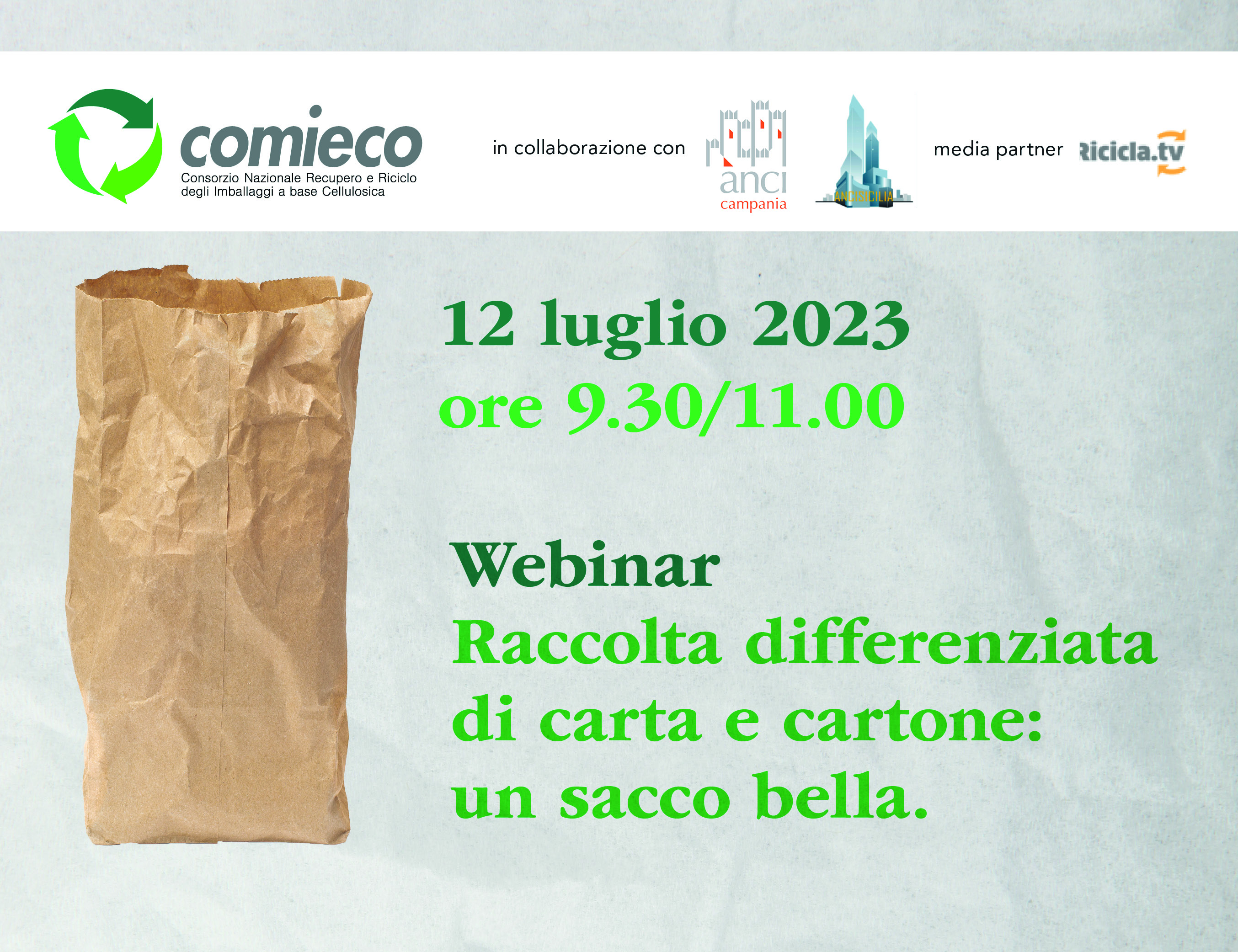 Webinar Raccolta Differenziata Di Carta E Cartone Un Sacco Bella